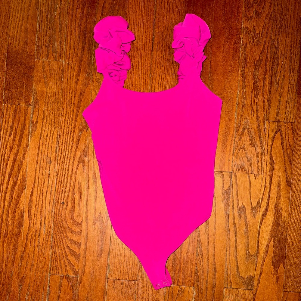 Express fuchsia pink bodysuit
